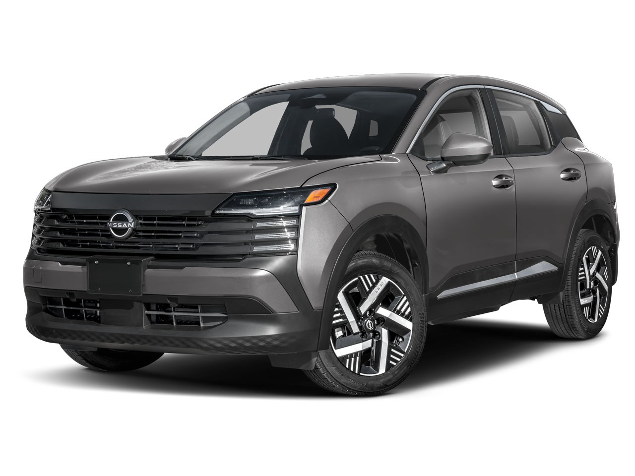 2026 Nissan Kicks SV in Gun Metall — front three-quarter view