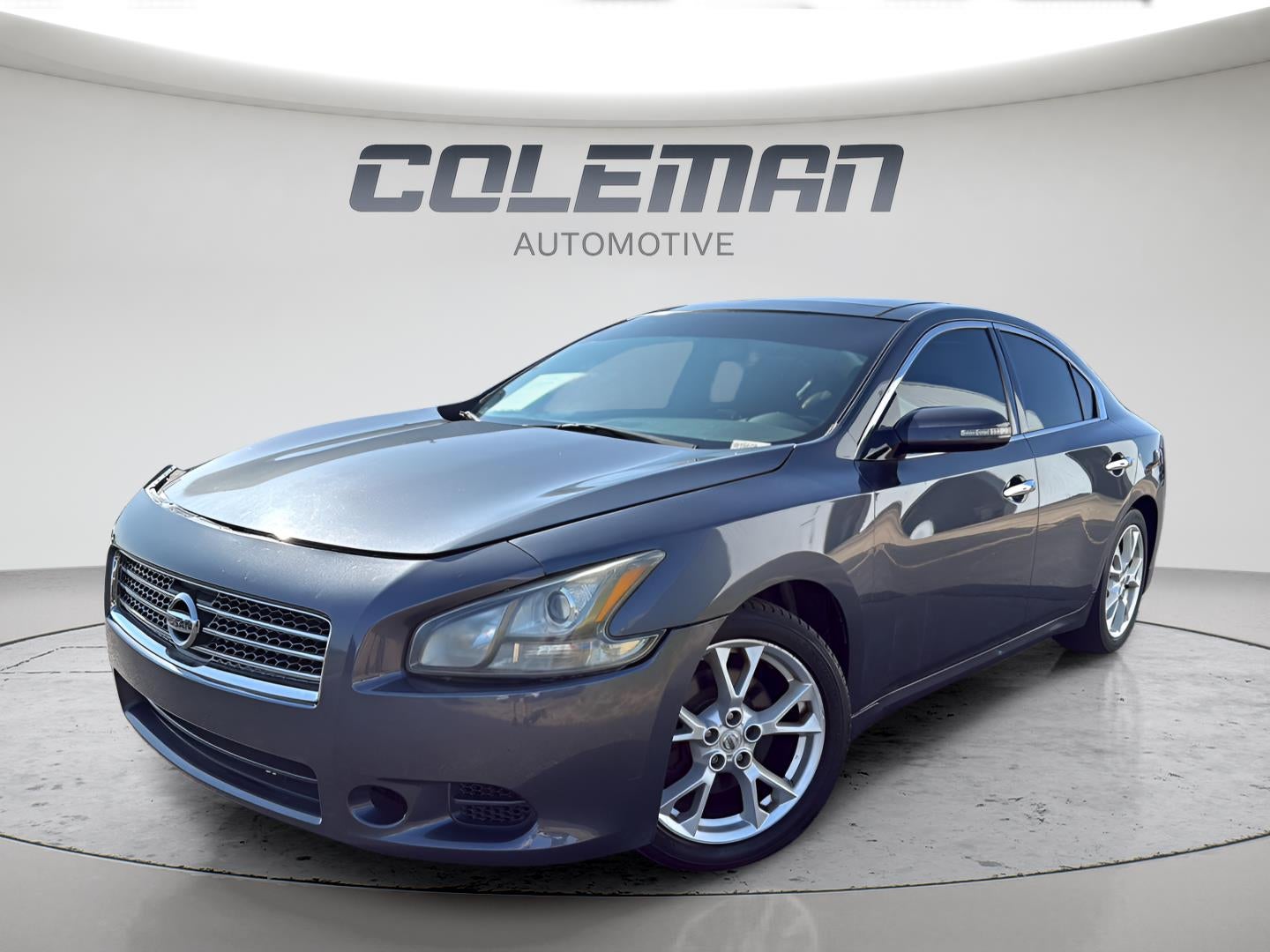 2013 Nissan Maxima 3.5 SV w/Premium Pkg in Metallic Slate — front three-quarter view
