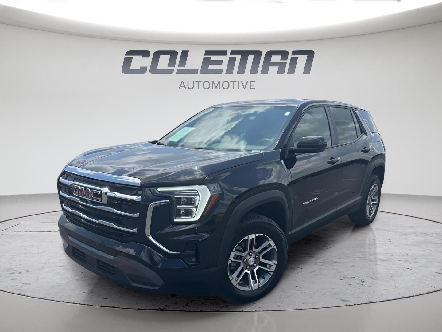 2026 GMC Terrain FWD Elevation in Ebony Twilight Metallic — front three-quarter view