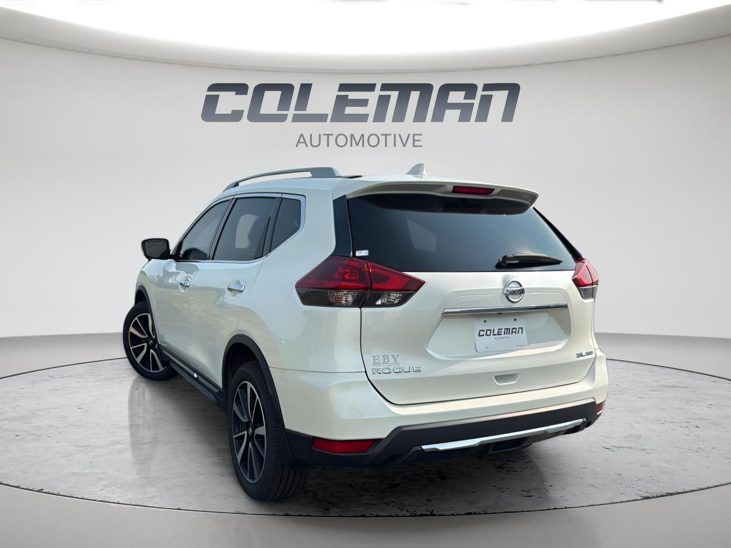 2018 Nissan Rogue — rear three-quarter view