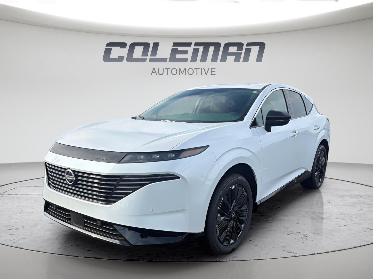 2026 Nissan Murano Platinum in Everest White Pearl Tricoat — front three-quarter view