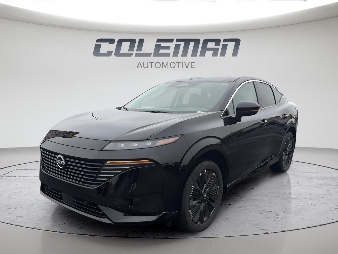 2026 Nissan Murano Platinum in Super Black — front three-quarter view