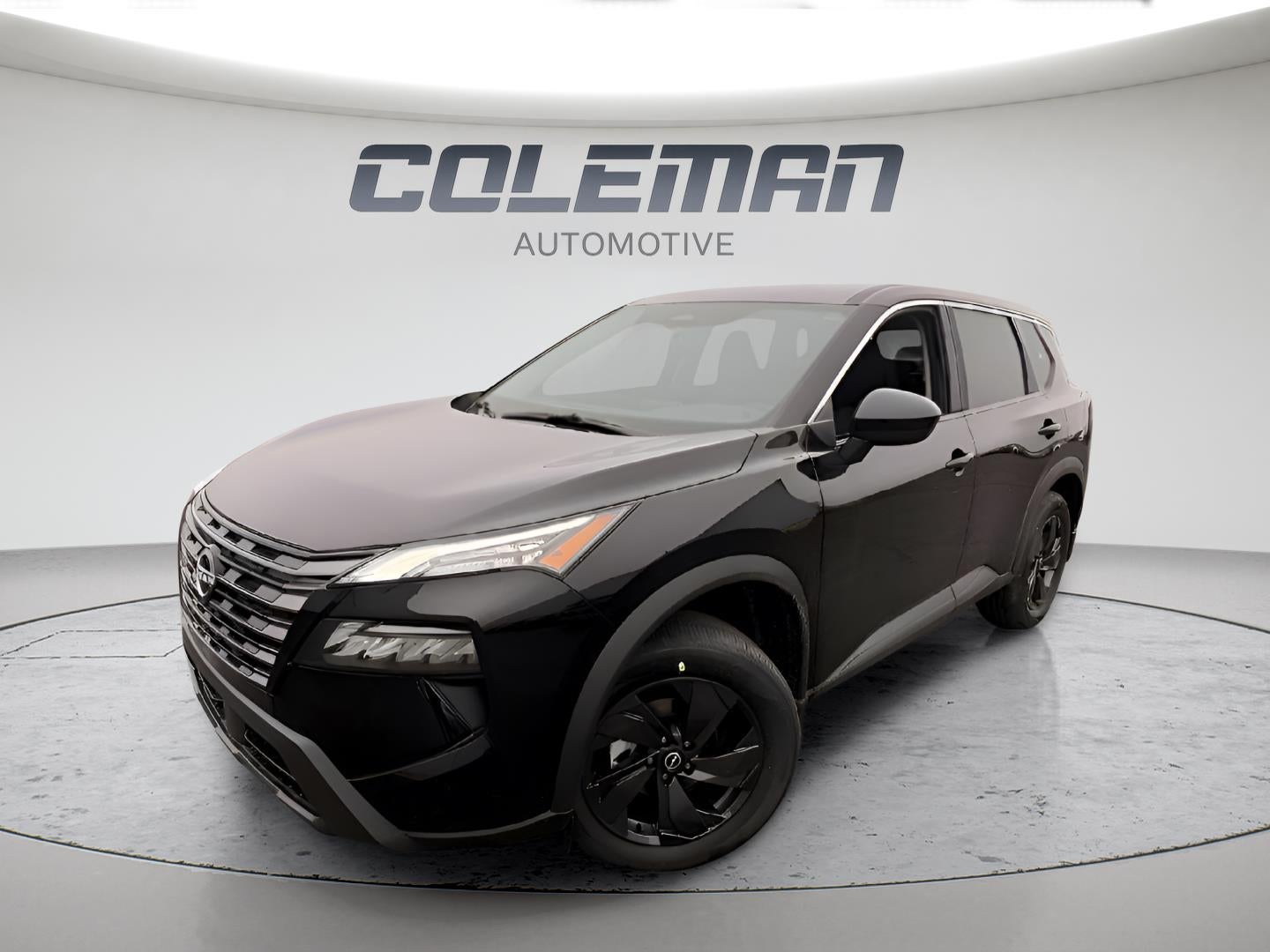 2026 Nissan Rogue SV in Super Black — front three-quarter view