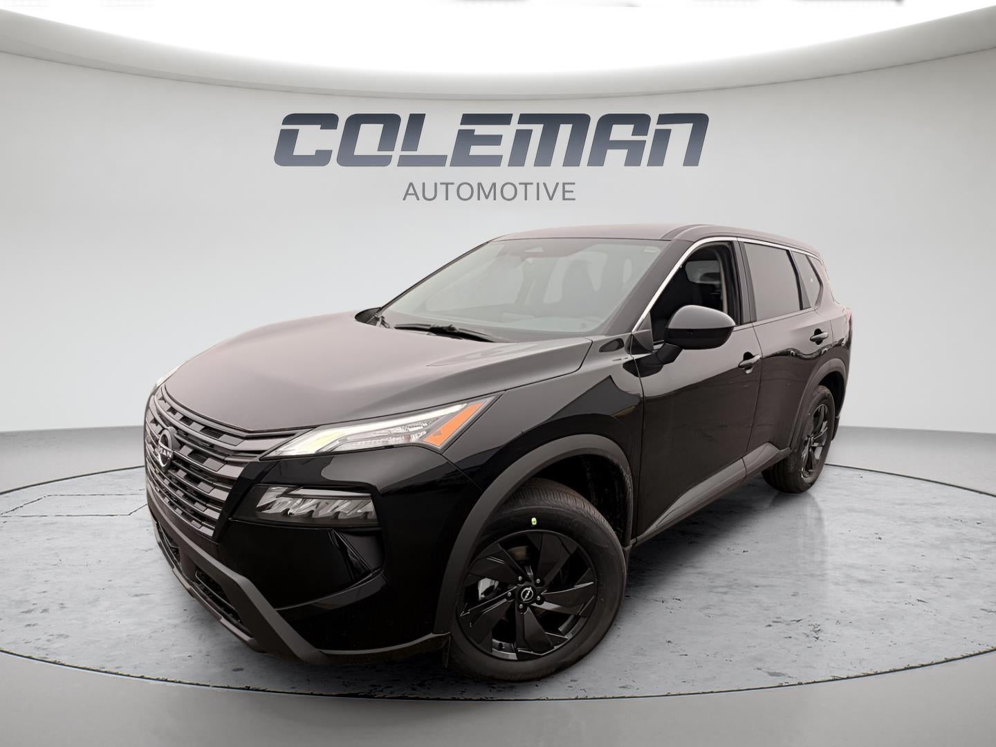 2026 Nissan Rogue SV in Super Black — front three-quarter view