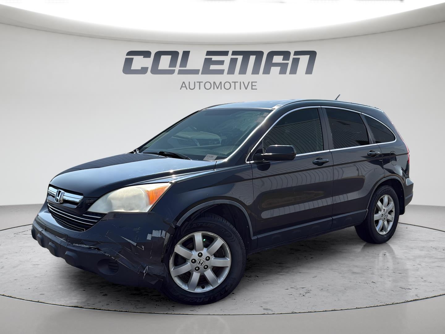 2008 Honda CR-V EX-L in Black — front three-quarter view